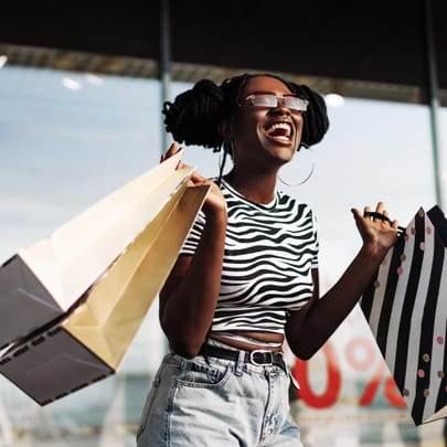 christmas holiday shopper