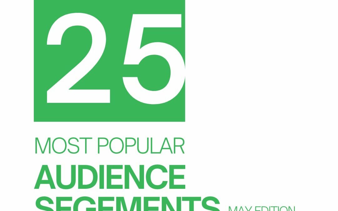 25 Most Popular Audience Segments: May Edition